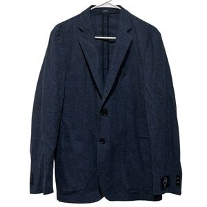 NWT 1901 Extra Trim Fit Linen Cotton Sports Coat Blazer Small S  Navy Preppy